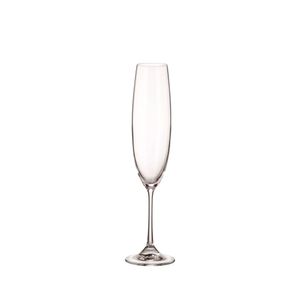 Taça De Champagne Milvus Bohemia 250Ml - Crystal