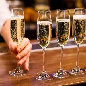 Taça De Champagne Milvus Bohemia 250Ml - Crystal