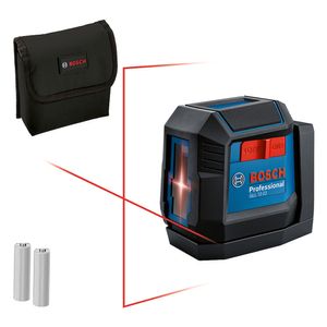 Nível a Laser com Suporte Giratório Vermelho GLL 12-22 12M - 601065220 - Bosch
