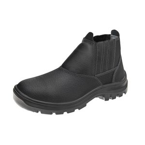 Bota De Raspa Com Elástico Biqueira Pvc N42 Preto Marluvas