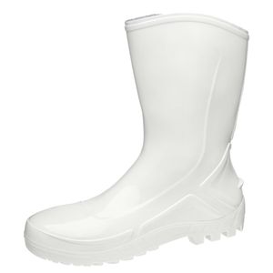 Bota De Pvc Cano Medio Branco N38 Marluvas