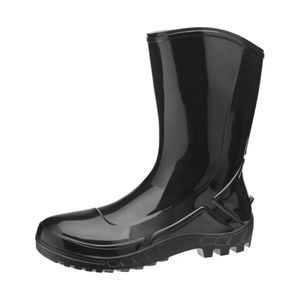 Bota De Pvc Cano Medio Preto N38 Marluvas