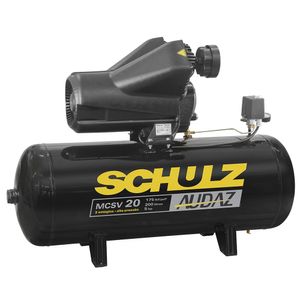 Motocompressor De Ar Pistao Audaz 200 Litros 5Hp Schulz