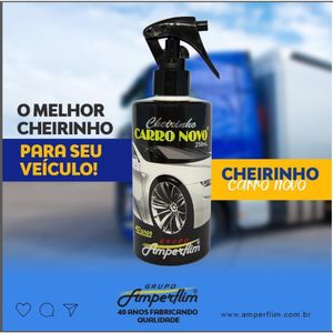 Cheirinho Carro Novo Spray 500Ml - Amperflim