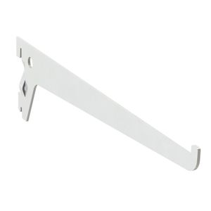 Suporte Simples Para Prateleira Em Aço 20cm Ss20 Branca Multivisão