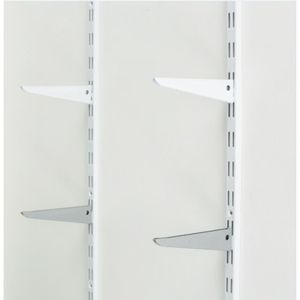 Trilho Simples Para Prateleira Em Aço 50cm Ts50 Branca Multivisão
