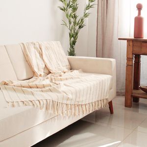 Manta 1,20X1,80 Cru Listras Anatex