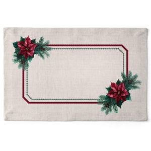 Jogo Americano Natalino 059 Petalas De Natal 48X30,5Cm Belchior