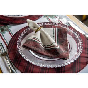 Guardanapo Natalino 120 Petalas De Natal 40X40Cm Belchior