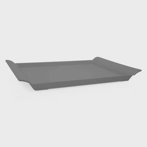 Bandeja Retangular Grande Chumbo ?44X29X4Cm - Ou