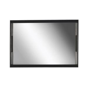 Bandeja de Servir 20x30cm Com Espelho e alça Luxo Art Frame