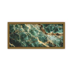 Bandeja Lavabo 12x30cm Com Vidro Luxo Art Frame