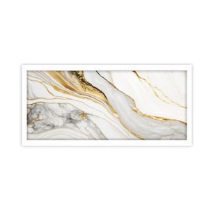 Bandeja Lavabo 12x30cm Com Vidro Luxo Art Frame