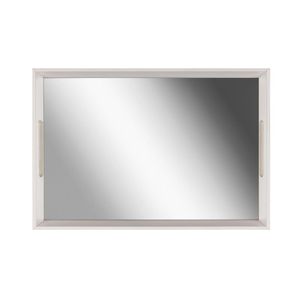 Bandeja de Servir 30x40cm Com Espelho Luxo Art Frame