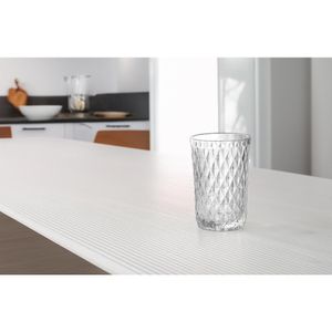 Copo De Vidro 350Ml Transparente Diamante Hasiera