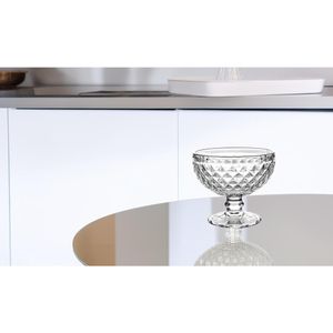 Taça Sobremesa De Vidro 390Ml Transparente Diamante Hasiera