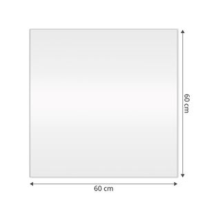 Espelho Quadrado 60X60Cm Slim C/Led Arte Própria