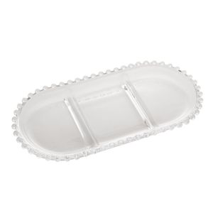 Petisqueira Oval 30X15Cm Cristal Pearl Wolff