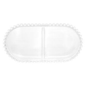 Petisqueira Oval 24X12Cm Cristal Pearl Wolff