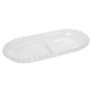 Petisqueira Oval 24X12Cm Cristal Pearl Wolff