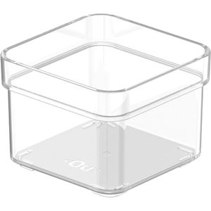 Organizador De Gaveta Clear Natural 7,5X7,5X5,6Cm - Ogc100Nt - Ou