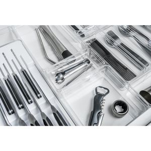 Organizador De Gaveta Clear Natural 7,5X7,5X5,6Cm - Ogc100Nt - Ou