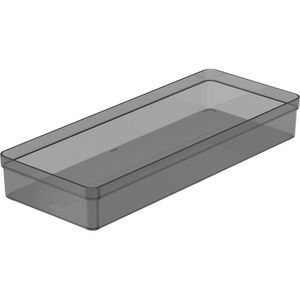 Organizador De Gaveta Clear Fumê 37,5X15X5,6Cm - Ogc700Fm - Ou