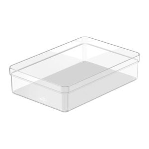 Organizador De Gaveta Clear Fumê 22,5X15X5,6Cm - Ogc600Fm - Ou
