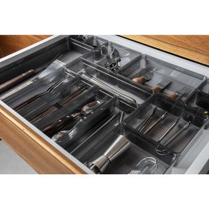 Organizador De Gaveta Clear Fumê 37,5X15X5,6Cm - Ogc700Fm - Ou
