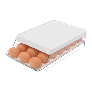 Organizador Para Ovos 21Un Roll Clear Fresh Branco - Of1200Bcf - Ou