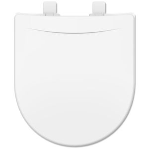 Assento Sanitário Riviera Evolution Polipropileno Soft Close Branco Ati Azul