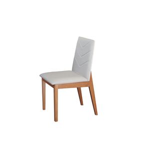Cadeira em Madeira T68 Merlim Branco Gelo  93X44CM - Matos e Lopes