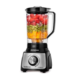 Liquidificador com 12 Velocidades Turbo Preto 3 Litros 220V - L1100 BI - Mondial
