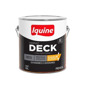 Verniz para Madeira Semi Brilho Deck Natual 3,6L - Iquine
