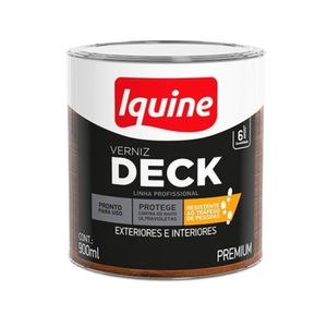 Verniz para Madeira Semi Brilho Deck Natual 900ML- Iquine
