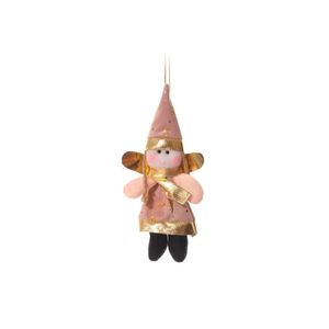 Enfeite Boneco Ornamental para Árvore de Natal Anjo Dourado 18CM Unidade - Miro