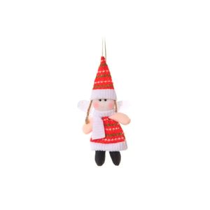 Enfeite Boneco Ornamental para Árvore de Natal Anjo Vermelho 18CM Unidade - Miro