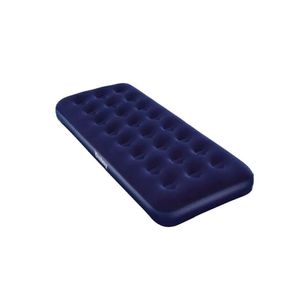 Colchão de Solteiro 185x76CM Inflável Single Flocked Bestway