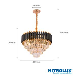 Lustre LTR010P E14X8 - 5250 - Nitrolux