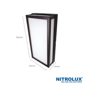 Arandela Alr02 Mr 12W 6500K - 5522 - Nitrolux