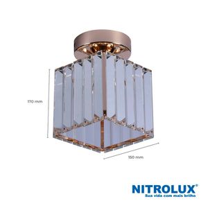 Lustre LTC202D E27X1 - 5903 - Nitrolux