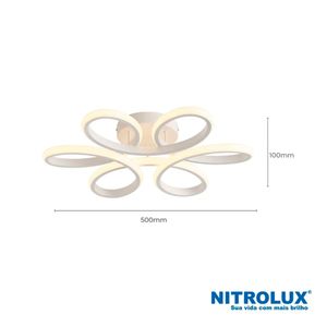 Luminária de Sobrepor LED 48W LPS002B 3 em 1 - 6129 - Nitrolux