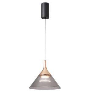 Pendente LED LUX001 7W Luz Amarela 3000K - 6117 - Nitrolux