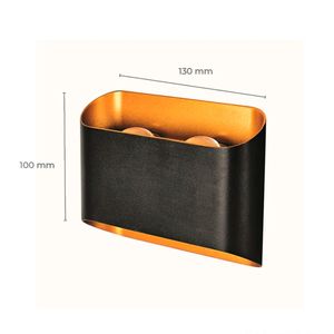 Arandela Alm-202G 4W 3000K - 6224 - Nitrolux
