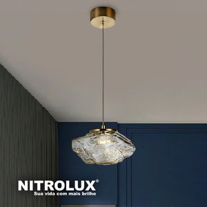 Pendente LED NTL009 3W Luz Amarela 3000K - 6289 - Nitrolux