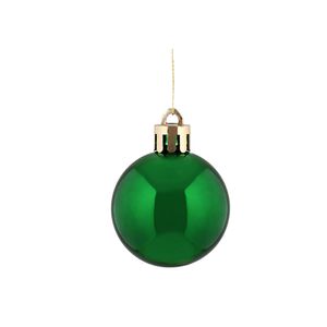 Jogo de Bolas Natalinas com 12 Unidades 3CM Verdes - Grillo