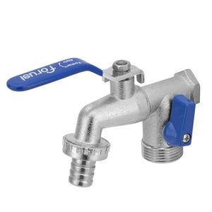 Torneira esfera com saída para máquina 1/2X3/4 TE-03 Forusi