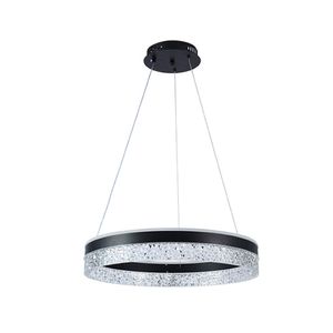 Pendente LED Crown Preto Bivolt - 15051012 - Taschibra