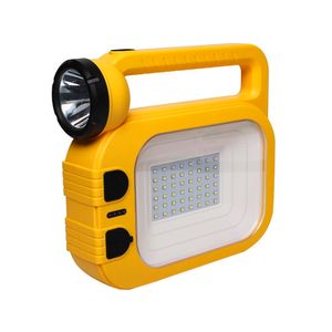Lanterna Led Hudson Solar Recarregavel Amarela Taschibra