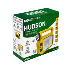 Lanterna Led Hudson Solar Recarregavel Amarela Taschibra